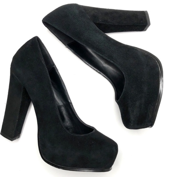 Steve Madden suede platform heels size 8 - Picture 6 of 6